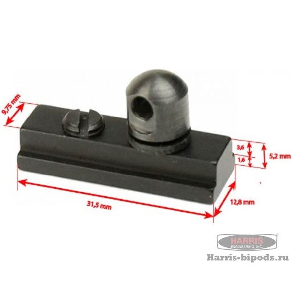 Адаптер для сошек Harris №6 (на европейскую планку)